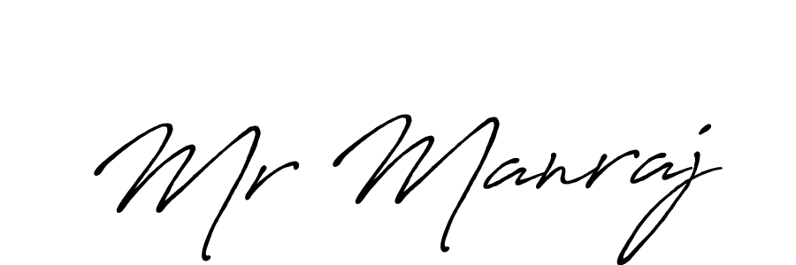 Also we have Mr Manraj name is the best signature style. Create professional handwritten signature collection using Antro_Vectra_Bolder autograph style. Mr Manraj signature style 7 images and pictures png