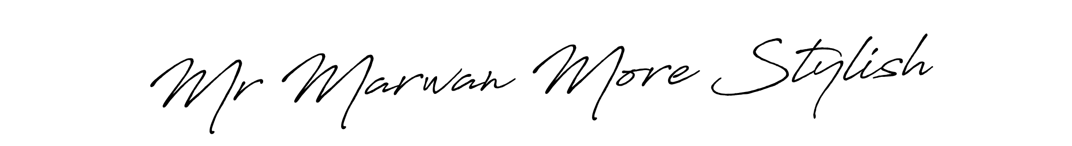 Make a beautiful signature design for name Mr Marwan More Stylish. Use this online signature maker to create a handwritten signature for free. Mr Marwan More Stylish signature style 7 images and pictures png