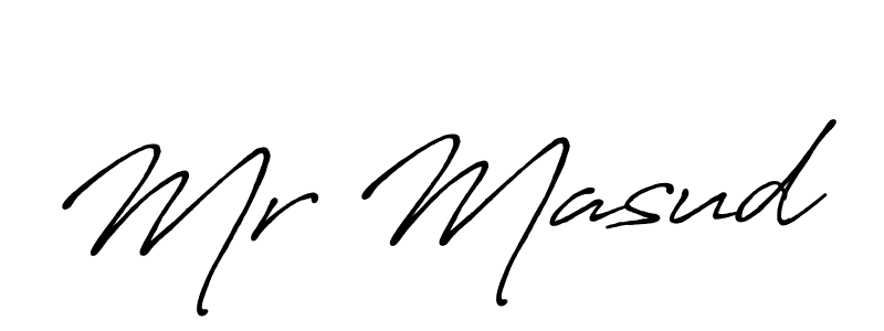 Also we have Mr Masud name is the best signature style. Create professional handwritten signature collection using Antro_Vectra_Bolder autograph style. Mr Masud signature style 7 images and pictures png
