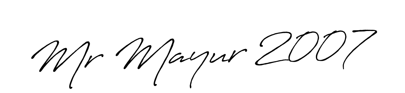 Once you've used our free online signature maker to create your best signature Antro_Vectra_Bolder style, it's time to enjoy all of the benefits that Mr Mayur 2007 name signing documents. Mr Mayur 2007 signature style 7 images and pictures png