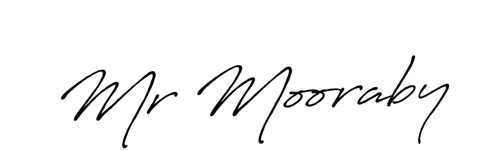 Create a beautiful signature design for name Mr Mooraby. With this signature (Antro_Vectra_Bolder) fonts, you can make a handwritten signature for free. Mr Mooraby signature style 7 images and pictures png