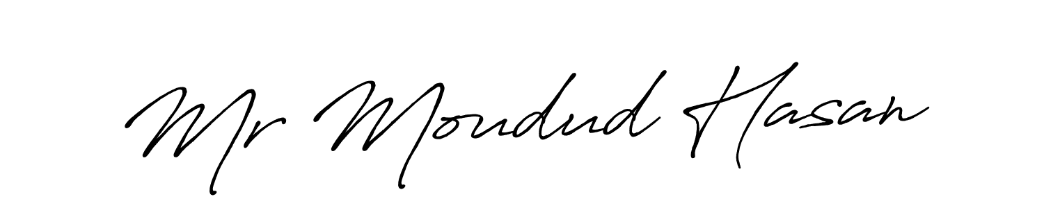 Mr Moudud Hasan stylish signature style. Best Handwritten Sign (Antro_Vectra_Bolder) for my name. Handwritten Signature Collection Ideas for my name Mr Moudud Hasan. Mr Moudud Hasan signature style 7 images and pictures png