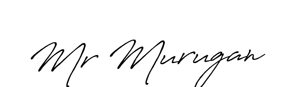 Design your own signature with our free online signature maker. With this signature software, you can create a handwritten (Antro_Vectra_Bolder) signature for name Mr Murugan. Mr Murugan signature style 7 images and pictures png