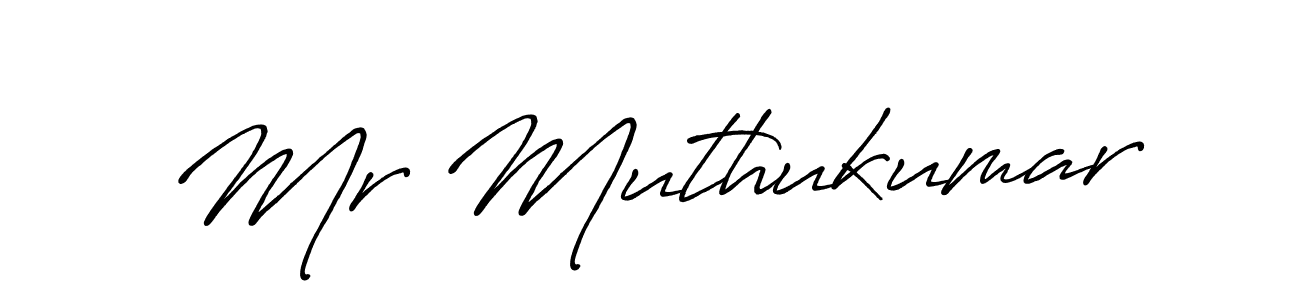 Make a beautiful signature design for name Mr Muthukumar. With this signature (Antro_Vectra_Bolder) style, you can create a handwritten signature for free. Mr Muthukumar signature style 7 images and pictures png