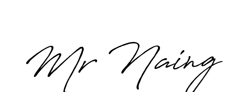 Make a beautiful signature design for name Mr Naing. Use this online signature maker to create a handwritten signature for free. Mr Naing signature style 7 images and pictures png