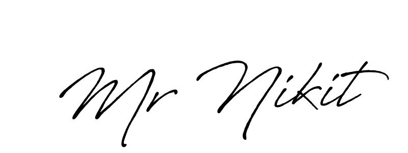 Similarly Antro_Vectra_Bolder is the best handwritten signature design. Signature creator online .You can use it as an online autograph creator for name Mr Nikit. Mr Nikit signature style 7 images and pictures png