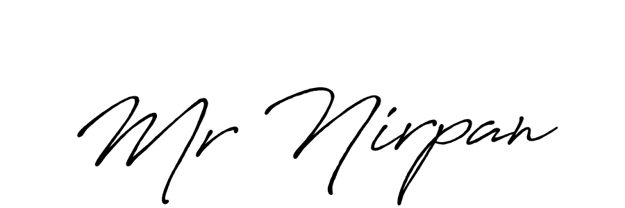 How to make Mr Nirpan signature? Antro_Vectra_Bolder is a professional autograph style. Create handwritten signature for Mr Nirpan name. Mr Nirpan signature style 7 images and pictures png