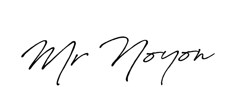 Design your own signature with our free online signature maker. With this signature software, you can create a handwritten (Antro_Vectra_Bolder) signature for name Mr Noyon. Mr Noyon signature style 7 images and pictures png