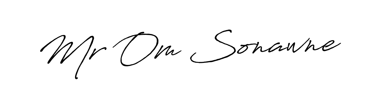 Similarly Antro_Vectra_Bolder is the best handwritten signature design. Signature creator online .You can use it as an online autograph creator for name Mr Om Sonawne. Mr Om Sonawne signature style 7 images and pictures png