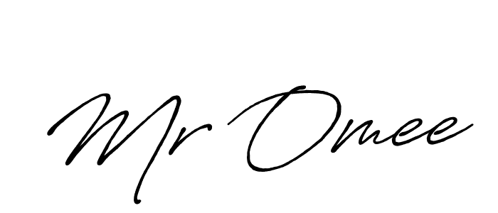Mr Omee stylish signature style. Best Handwritten Sign (Antro_Vectra_Bolder) for my name. Handwritten Signature Collection Ideas for my name Mr Omee. Mr Omee signature style 7 images and pictures png
