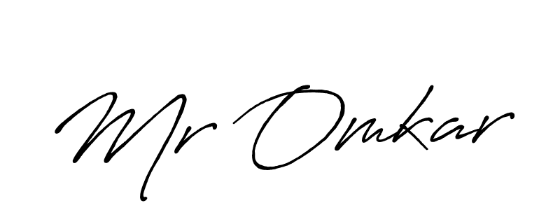 Design your own signature with our free online signature maker. With this signature software, you can create a handwritten (Antro_Vectra_Bolder) signature for name Mr Omkar. Mr Omkar signature style 7 images and pictures png