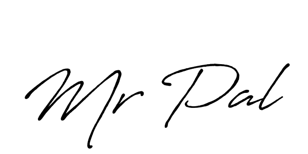 Make a beautiful signature design for name Mr Pal. With this signature (Antro_Vectra_Bolder) style, you can create a handwritten signature for free. Mr Pal signature style 7 images and pictures png