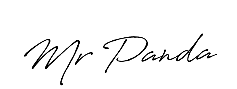 How to make Mr Panda name signature. Use Antro_Vectra_Bolder style for creating short signs online. This is the latest handwritten sign. Mr Panda signature style 7 images and pictures png