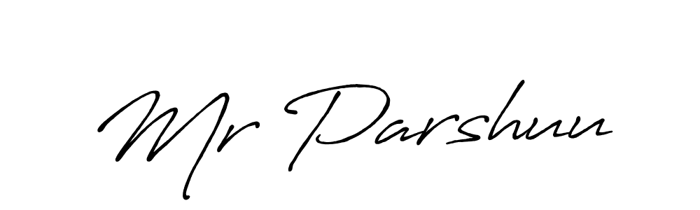 Make a beautiful signature design for name Mr Parshuu. Use this online signature maker to create a handwritten signature for free. Mr Parshuu signature style 7 images and pictures png