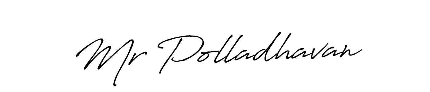 Antro_Vectra_Bolder is a professional signature style that is perfect for those who want to add a touch of class to their signature. It is also a great choice for those who want to make their signature more unique. Get Mr Polladhavan name to fancy signature for free. Mr Polladhavan signature style 7 images and pictures png