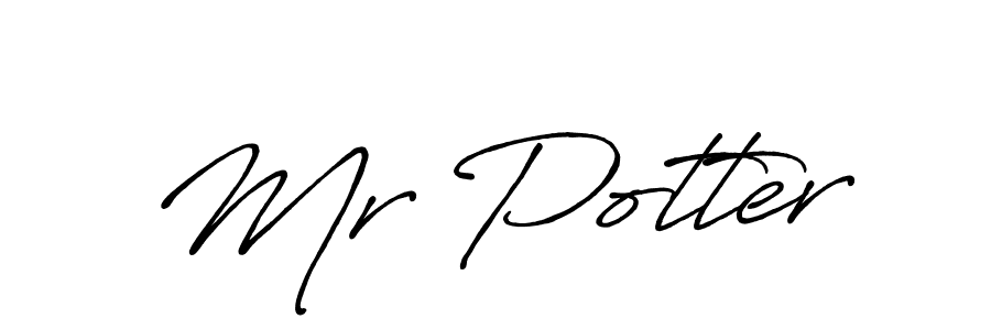 The best way (Antro_Vectra_Bolder) to make a short signature is to pick only two or three words in your name. The name Mr Potter include a total of six letters. For converting this name. Mr Potter signature style 7 images and pictures png