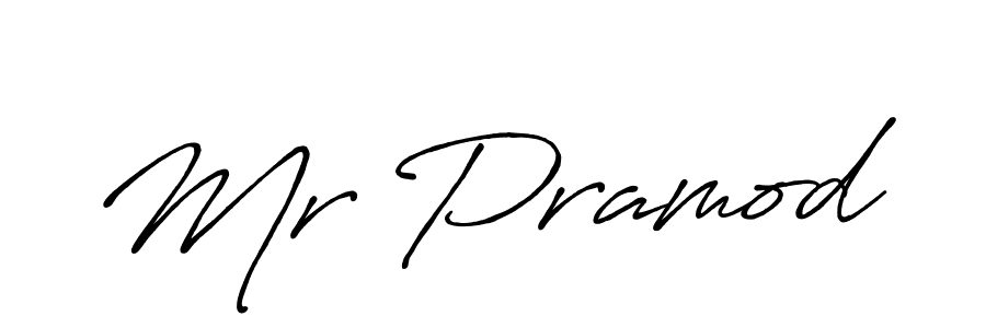 Mr Pramod stylish signature style. Best Handwritten Sign (Antro_Vectra_Bolder) for my name. Handwritten Signature Collection Ideas for my name Mr Pramod. Mr Pramod signature style 7 images and pictures png