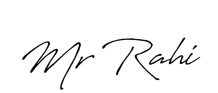 Similarly Antro_Vectra_Bolder is the best handwritten signature design. Signature creator online .You can use it as an online autograph creator for name Mr Rahi. Mr Rahi signature style 7 images and pictures png
