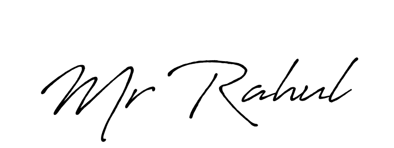 Antro_Vectra_Bolder is a professional signature style that is perfect for those who want to add a touch of class to their signature. It is also a great choice for those who want to make their signature more unique. Get Mr Rahul name to fancy signature for free. Mr Rahul signature style 7 images and pictures png