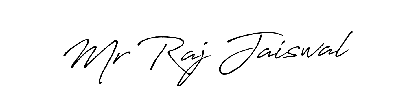 It looks lik you need a new signature style for name Mr Raj Jaiswal. Design unique handwritten (Antro_Vectra_Bolder) signature with our free signature maker in just a few clicks. Mr Raj Jaiswal signature style 7 images and pictures png