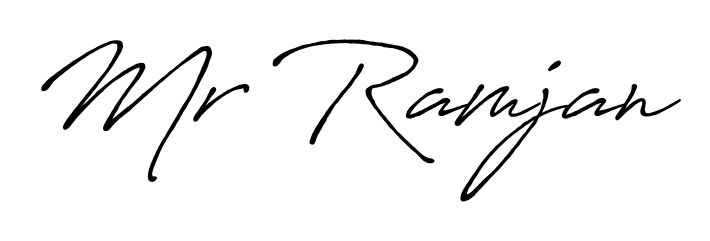 If you are searching for the best signature style for your name Mr Ramjan, here we have designed multiple signature styles using Antro_Vectra_Bolder. Mr Ramjan signature style 7 images and pictures png