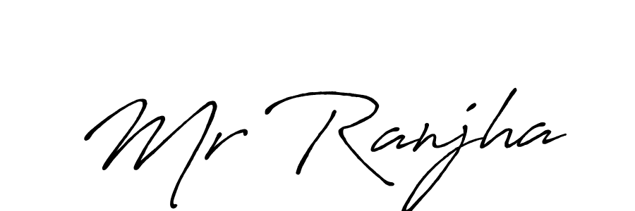 This is the best signature style for the Mr Ranjha name. Also you like these signature font (Antro_Vectra_Bolder). Mix name signature. Mr Ranjha signature style 7 images and pictures png