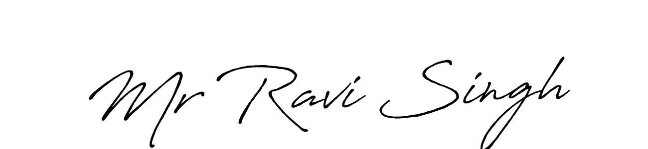 Also we have Mr Ravi Singh name is the best signature style. Create professional handwritten signature collection using Antro_Vectra_Bolder autograph style. Mr Ravi Singh signature style 7 images and pictures png