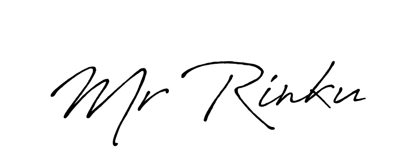 Also we have Mr Rinku name is the best signature style. Create professional handwritten signature collection using Antro_Vectra_Bolder autograph style. Mr Rinku signature style 7 images and pictures png