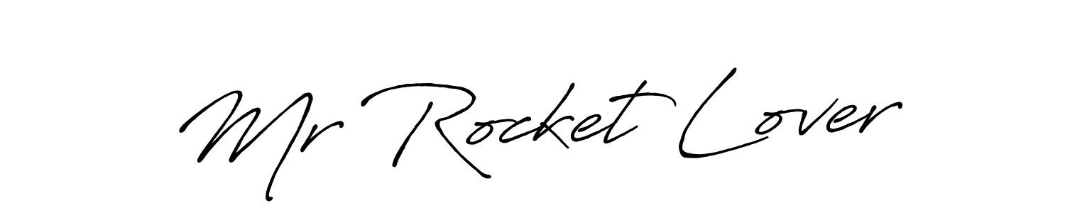 Also You can easily find your signature by using the search form. We will create Mr Rocket Lover name handwritten signature images for you free of cost using Antro_Vectra_Bolder sign style. Mr Rocket Lover signature style 7 images and pictures png