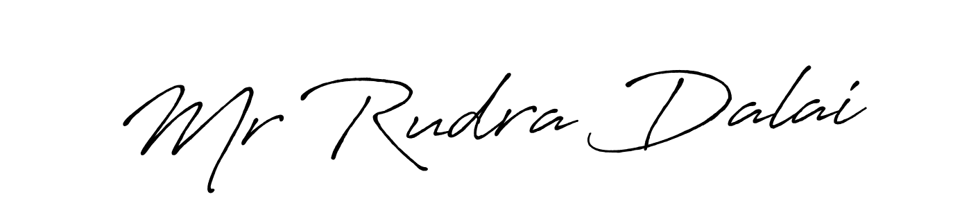 Mr Rudra Dalai stylish signature style. Best Handwritten Sign (Antro_Vectra_Bolder) for my name. Handwritten Signature Collection Ideas for my name Mr Rudra Dalai. Mr Rudra Dalai signature style 7 images and pictures png