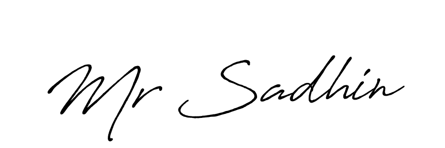 It looks lik you need a new signature style for name Mr Sadhin. Design unique handwritten (Antro_Vectra_Bolder) signature with our free signature maker in just a few clicks. Mr Sadhin signature style 7 images and pictures png