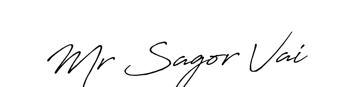 Similarly Antro_Vectra_Bolder is the best handwritten signature design. Signature creator online .You can use it as an online autograph creator for name Mr Sagor Vai. Mr Sagor Vai signature style 7 images and pictures png