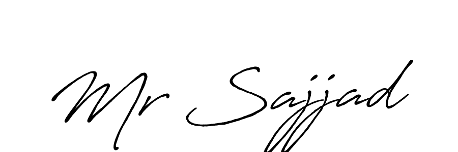 You should practise on your own different ways (Antro_Vectra_Bolder) to write your name (Mr Sajjad) in signature. don't let someone else do it for you. Mr Sajjad signature style 7 images and pictures png