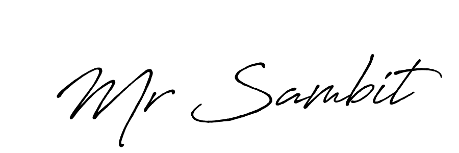 Antro_Vectra_Bolder is a professional signature style that is perfect for those who want to add a touch of class to their signature. It is also a great choice for those who want to make their signature more unique. Get Mr Sambit name to fancy signature for free. Mr Sambit signature style 7 images and pictures png