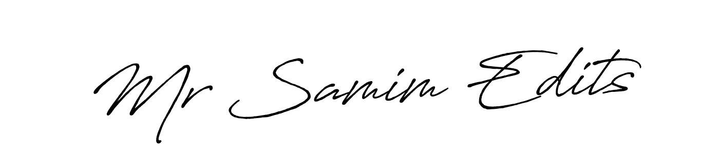 Make a short Mr Samim Edits signature style. Manage your documents anywhere anytime using Antro_Vectra_Bolder. Create and add eSignatures, submit forms, share and send files easily. Mr Samim Edits signature style 7 images and pictures png