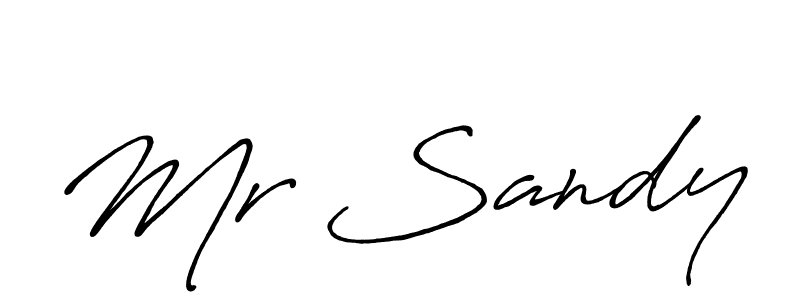 Make a short Mr Sandy signature style. Manage your documents anywhere anytime using Antro_Vectra_Bolder. Create and add eSignatures, submit forms, share and send files easily. Mr Sandy signature style 7 images and pictures png