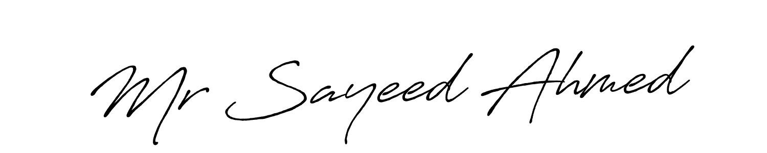 See photos of Mr Sayeed Ahmed official signature by Spectra . Check more albums & portfolios. Read reviews & check more about Antro_Vectra_Bolder font. Mr Sayeed Ahmed signature style 7 images and pictures png