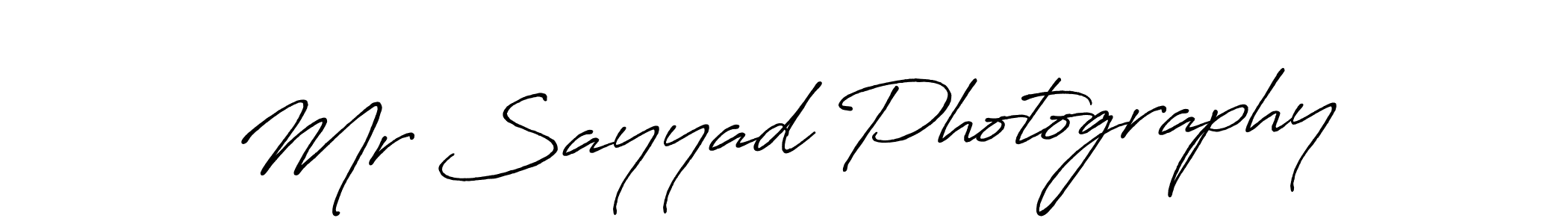 Also You can easily find your signature by using the search form. We will create Mr Sayyad Photography name handwritten signature images for you free of cost using Antro_Vectra_Bolder sign style. Mr Sayyad Photography signature style 7 images and pictures png