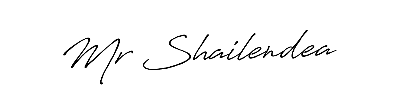 Also we have Mr Shailendea name is the best signature style. Create professional handwritten signature collection using Antro_Vectra_Bolder autograph style. Mr Shailendea signature style 7 images and pictures png