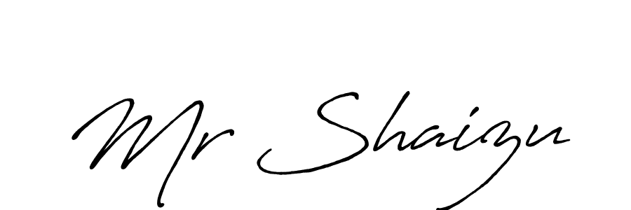 The best way (Antro_Vectra_Bolder) to make a short signature is to pick only two or three words in your name. The name Mr Shaizu include a total of six letters. For converting this name. Mr Shaizu signature style 7 images and pictures png