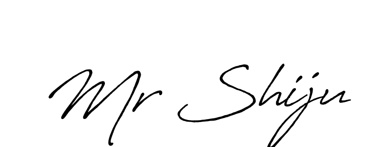 Use a signature maker to create a handwritten signature online. With this signature software, you can design (Antro_Vectra_Bolder) your own signature for name Mr Shiju. Mr Shiju signature style 7 images and pictures png