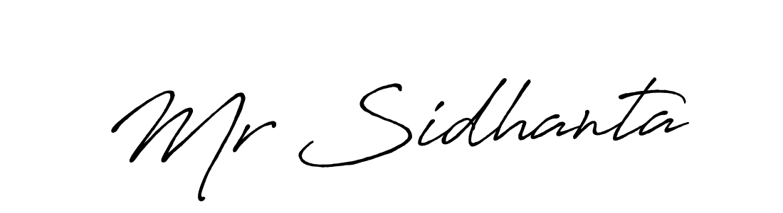 The best way (Antro_Vectra_Bolder) to make a short signature is to pick only two or three words in your name. The name Mr Sidhanta include a total of six letters. For converting this name. Mr Sidhanta signature style 7 images and pictures png