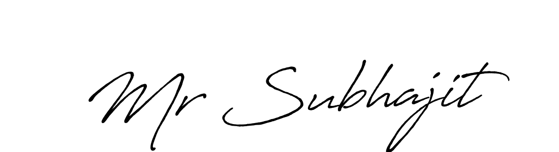 How to make Mr Subhajit signature? Antro_Vectra_Bolder is a professional autograph style. Create handwritten signature for Mr Subhajit name. Mr Subhajit signature style 7 images and pictures png