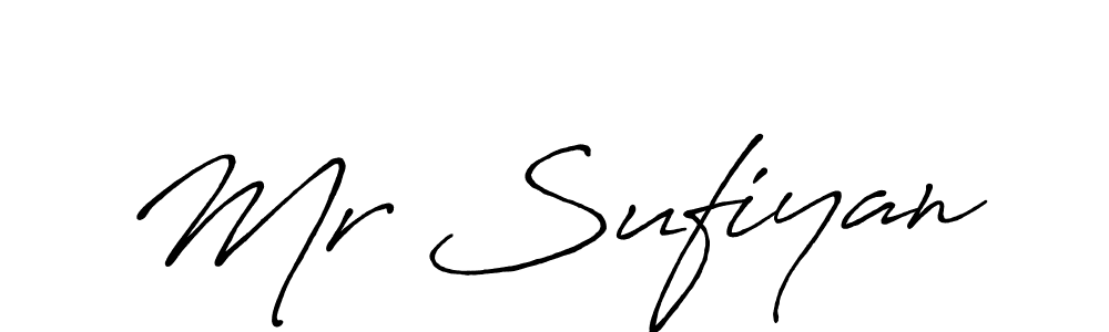 How to make Mr Sufiyan signature? Antro_Vectra_Bolder is a professional autograph style. Create handwritten signature for Mr Sufiyan name. Mr Sufiyan signature style 7 images and pictures png