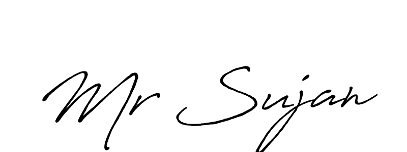How to make Mr Sujan signature? Antro_Vectra_Bolder is a professional autograph style. Create handwritten signature for Mr Sujan name. Mr Sujan signature style 7 images and pictures png