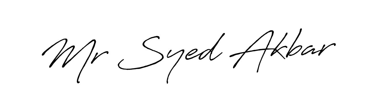 How to Draw Mr Syed Akbar signature style? Antro_Vectra_Bolder is a latest design signature styles for name Mr Syed Akbar. Mr Syed Akbar signature style 7 images and pictures png