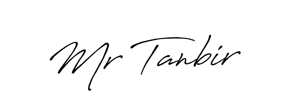 Similarly Antro_Vectra_Bolder is the best handwritten signature design. Signature creator online .You can use it as an online autograph creator for name Mr Tanbir. Mr Tanbir signature style 7 images and pictures png