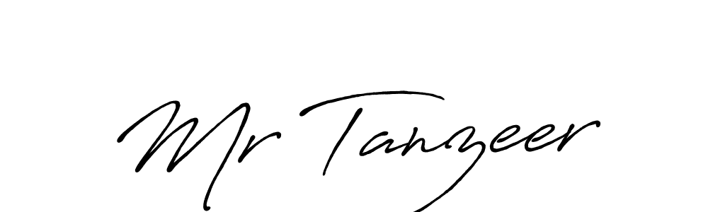 How to make Mr Tanzeer signature? Antro_Vectra_Bolder is a professional autograph style. Create handwritten signature for Mr Tanzeer name. Mr Tanzeer signature style 7 images and pictures png