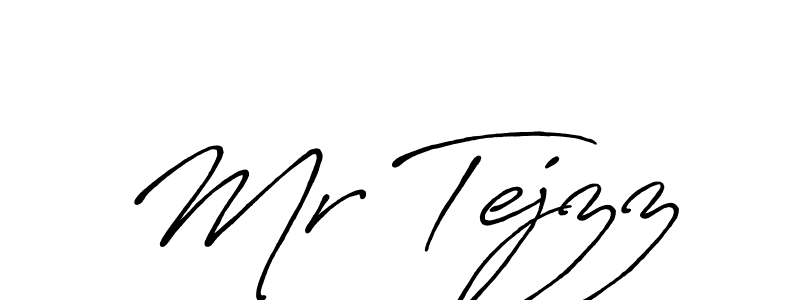 You should practise on your own different ways (Antro_Vectra_Bolder) to write your name (Mr Tejzz) in signature. don't let someone else do it for you. Mr Tejzz signature style 7 images and pictures png