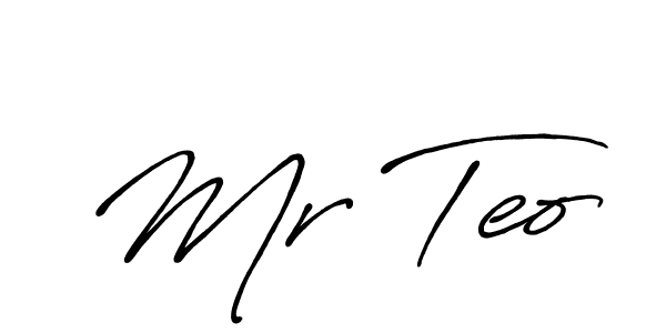 Similarly Antro_Vectra_Bolder is the best handwritten signature design. Signature creator online .You can use it as an online autograph creator for name Mr Teo. Mr Teo signature style 7 images and pictures png